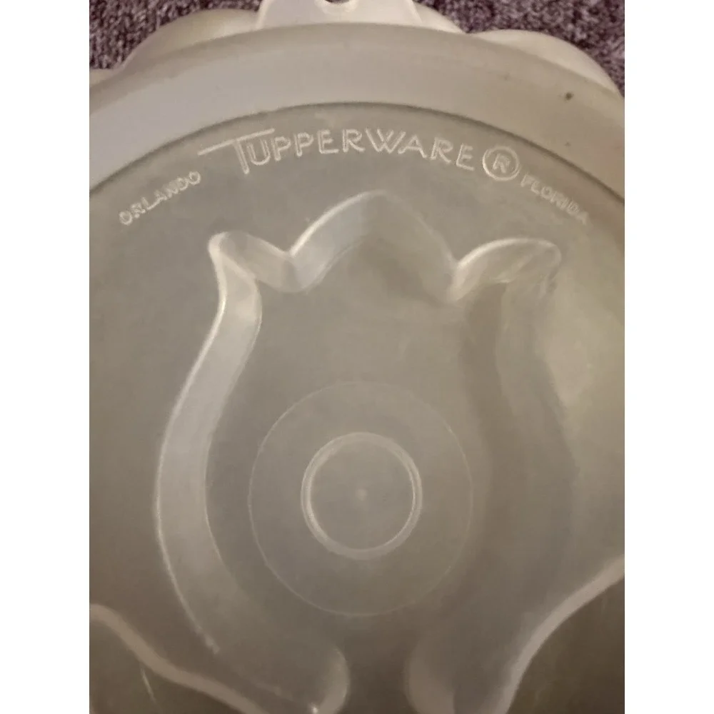 Vtg‎ Tupperware Jell-o Mold and Seal Lid Pattern Jel-Serve 616-2